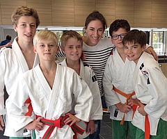 Judowölfe beim Landesentscheid des Jugendpokals auf Platz 5