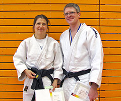 Andi Exner erreicht 3. Dan im Judo und 2. Platz bei der Kata-Meisterschaft