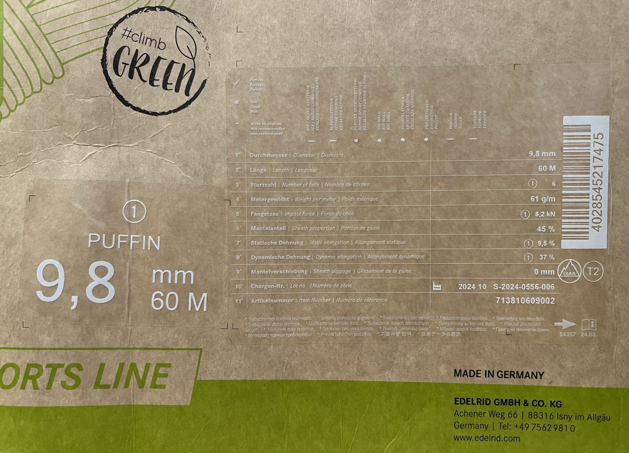 Seil 50m Beschreibung