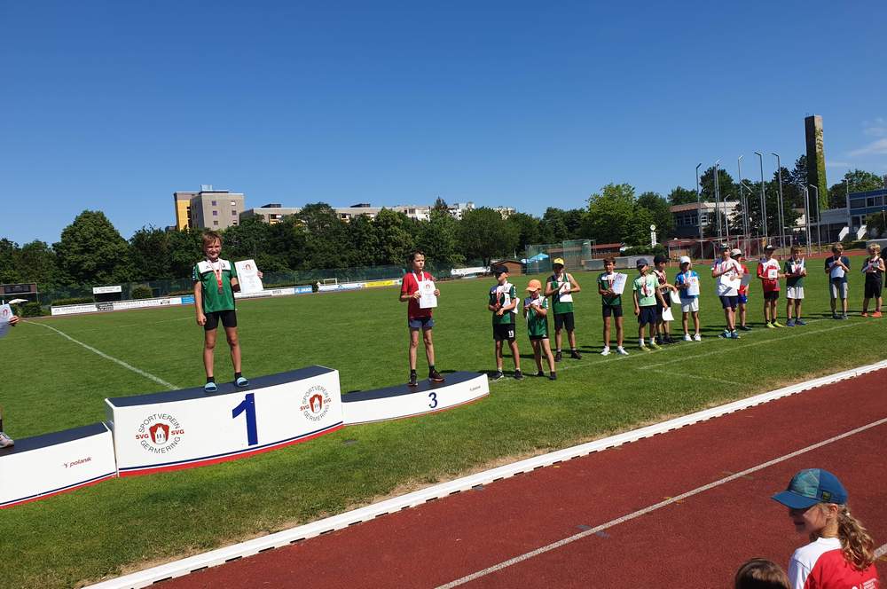 Leichtathletik: U12-Kids beim Schülersportfest in Germering