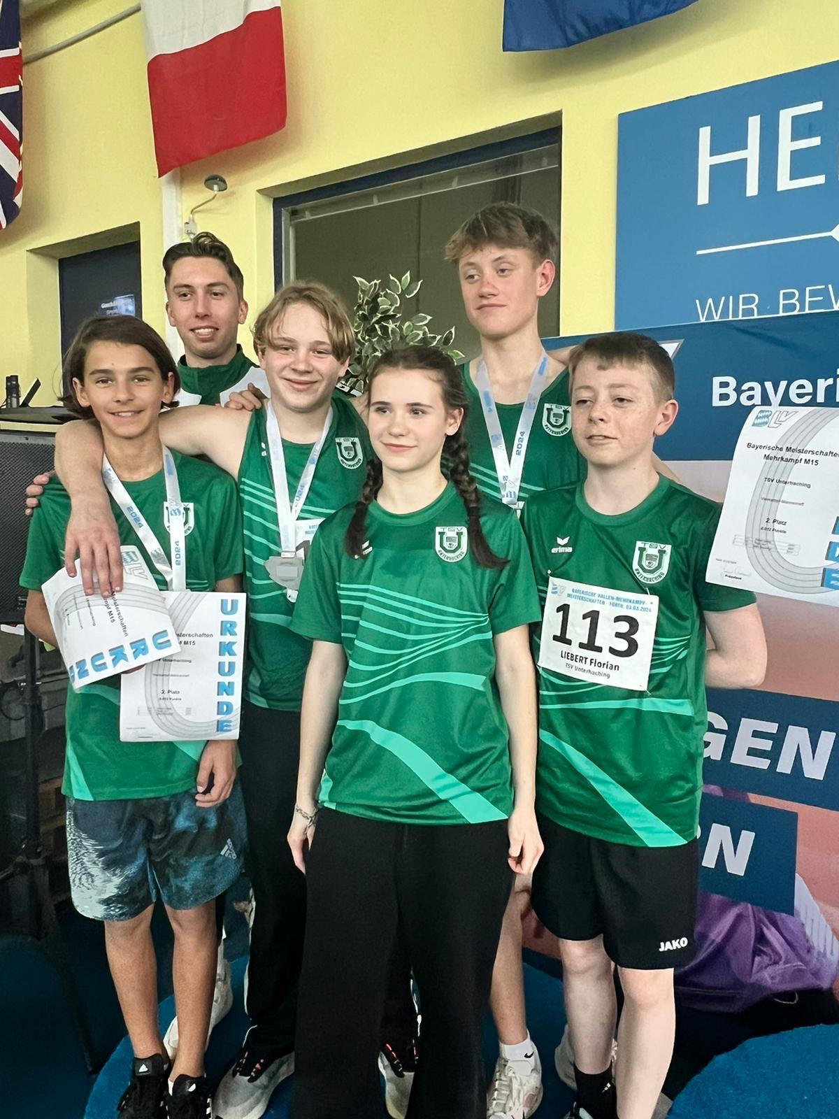 Bayrische Hallen-Mehrkampfmeisterschaften der U16 in Fürth