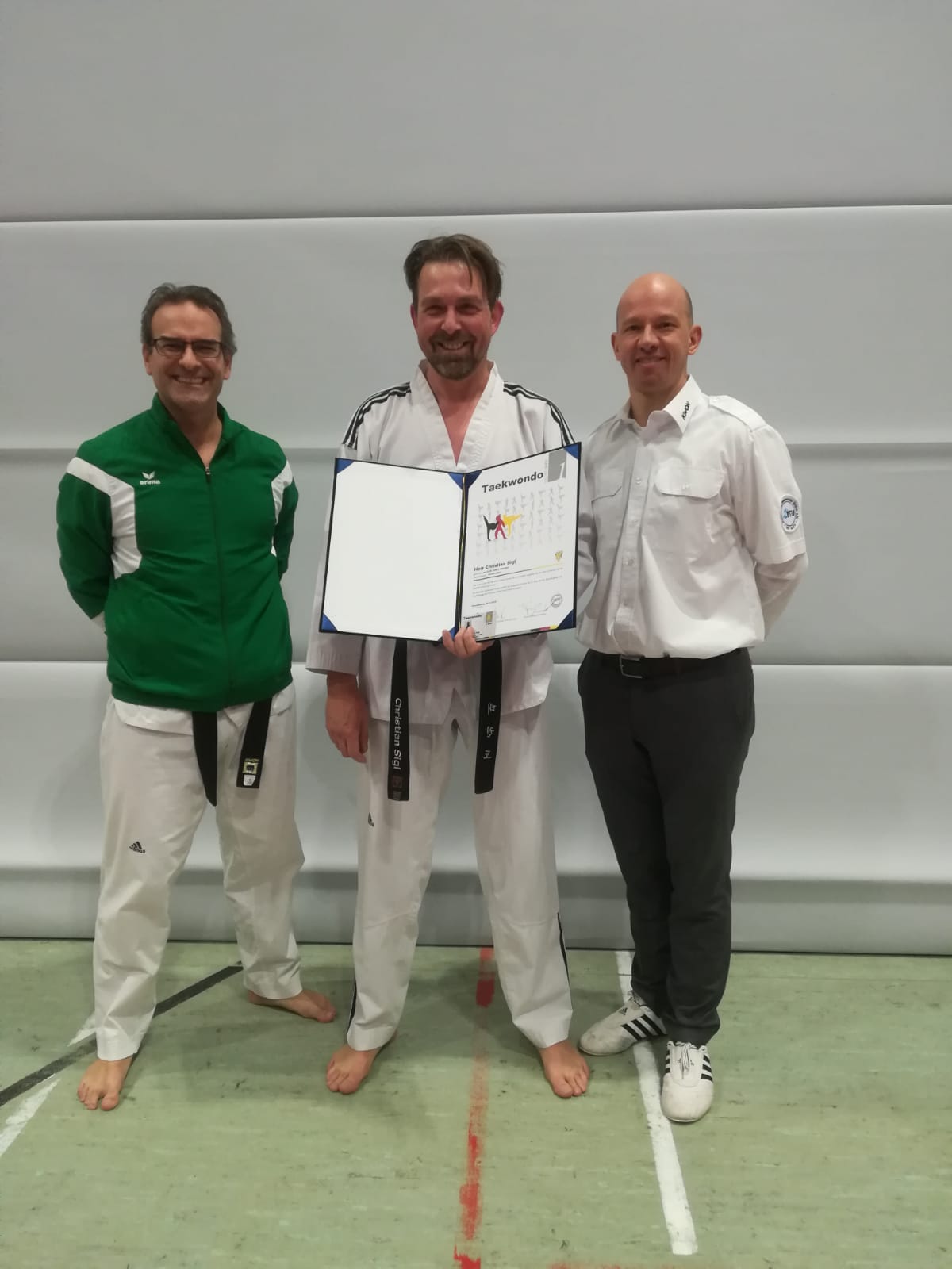 Taekwondo: 1. Dan Prüfung beim TSV Unterhaching 